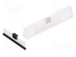 Connector: pin strips; pin header; male; PIN: 21; 2.54mm; SMT; 1x21