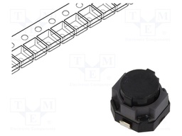 Microswitch TACT; SPST; Pos: 2; 0.05A/12VDC; SMT; none; 2.2N; 5mm