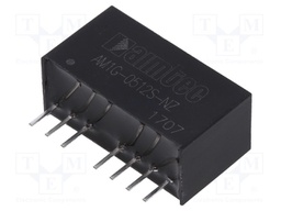Converter: DC/DC; 1W; Uin: 4.5÷9V; 12VDC; Iout: 83mA; SIP8; 4.9g