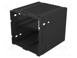 Enclosure: enclosure base; X: 96mm; Y: 96mm; Z: 124mm; PPO; black
