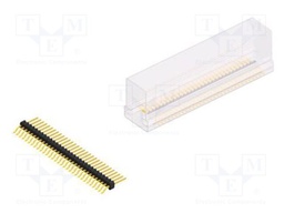 Connector: pin strips; pin header; male; PIN: 31; 1.27mm; SMT; 1x31