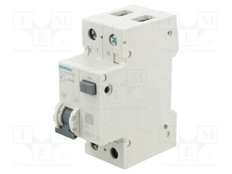 RCBO breaker; Inom: 6A; Ires: 30mA; Poles: 1+N; 230/400VAC; DIN; IP20