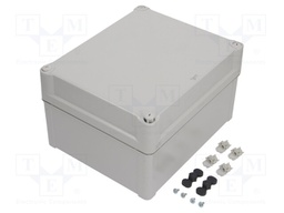 Enclosure: multipurpose; X:241mm; Y:291mm; Z:168mm; polycarbonate