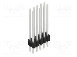 Connector: pin strips; pin header; male; PIN: 10; 1.27mm; THT; 2x5