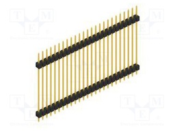 Connector: pin strips; pin header; male; PIN: 25; 2.54mm; THT; 1x25