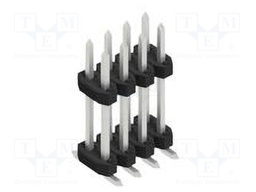 Connector: pin strips; pin header; male; PIN: 8; 2mm; SMT; 2x4; 100V
