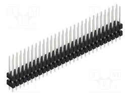 Connector: pin strips; pin header; male; PIN: 58; 2.54mm; THT; 2x29