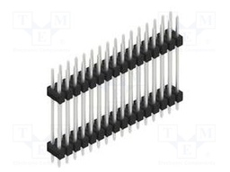 Connector: pin strips; pin header; male; PIN: 32; 2.54mm; THT; 2x16