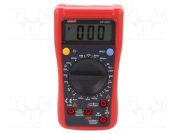 Digital multimeter; LCD (2000); VAC: 0,1m÷200/600V; -40÷1000°C