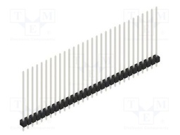 Connector: pin strips; pin header; male; PIN: 30; 2.54mm; THT; 1x30