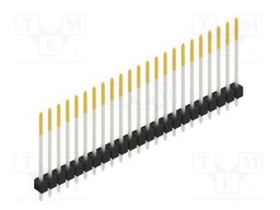 Connector: pin strips; pin header; male; PIN: 23; 2.54mm; THT; 1x23