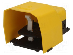 Switch: foot; Stabl.pos: 1; NC + NO; 3A/250VAC; IP65; Colour: yellow