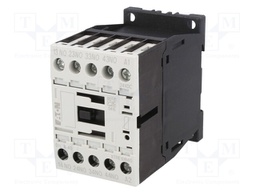 Contactor: 4-pole; NO x4; 24VDC; 4A; DIN; DILA-40; screw terminals