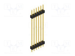 Connector: pin strips; pin header; male; PIN: 6; 2.54mm; THT; 1x6