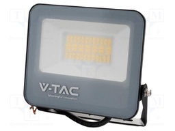 Lamp: LED flood light; 30W; 230VAC; neutral white; 4000K; 25000h