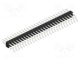 Connector: pin strips; pin header; male; PIN: 54; 2.54mm; SMT; 2x27