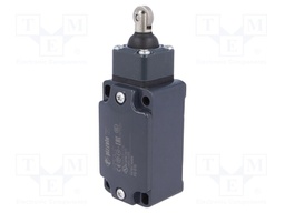 Limit switch; rubber seal,steel roller Ø13mm; NO + NC; 10A; IP67