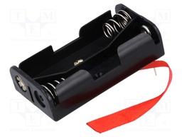 Holder; Mounting: PCB; Size: AA,R6; Batt.no: 2