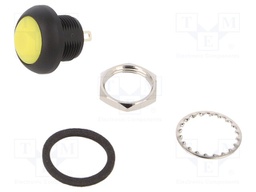 Switch: push-button; Pos: 2; SPST-NO; 0.4A/32VAC; 0.1A/50VDC; IP67