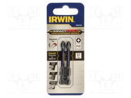 Screwdriver bit; Phillips; PH2; Mounting: 1/4" (E6,3mm); 2pcs.