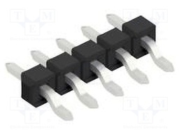 Connector: pin strips; pin header; male; PIN: 5; 2.54mm; SMT; 1x5