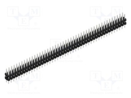 Connector: pin strips; pin header; male; PIN: 92; 2mm; THT; 2x46