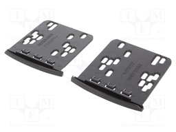 Radio mounting frame; Ford,Mercury; 2 DIN; black