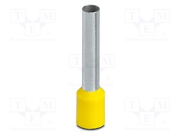 Tip: bootlace ferrule; insulated; copper; 6mm2; Bit len: 18mm