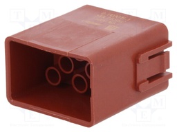 Connector: HDC; module; male; MDL.8; PIN: 8; w/o contacts; 16A; 400V