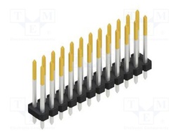 Connector: pin strips; pin header; male; PIN: 24; 2.54mm; THT; 2x12