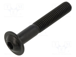 Screw; M8x50; Head: button; hex key; HEX 5mm; steel; ISO 7380-2