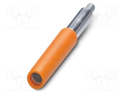 Connector: plug-in; screw terminal; PA; L: 15mm; ways: 1; W: 6mm