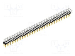 Connector: pin strips; pin header; male; PIN: 78; 2mm; THT; 2x39