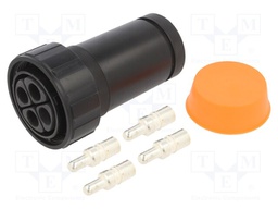 Connector: circular; plug; male; PIN: 6; Buccaneer 9000; for cable