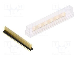 Connector: pin strips; pin header; male; PIN: 54; 2.54mm; SMT; 2x27
