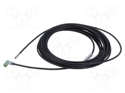 Cable: for sensors/automation; M8; PIN: 3; angled; 10m; plug; 30VDC