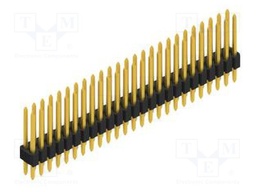 Connector: pin strips; pin header; male; PIN: 50; 1.27mm; THT; 2x25