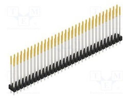 Connector: pin strips; pin header; male; PIN: 64; 2.54mm; THT; 2x32