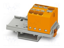 Splice terminal: rail; 32A; 800V; push-in; PA; 0.2÷6mm2; W: 28.6mm