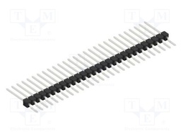 Connector: pin strips; pin header; male; PIN: 28; 2.54mm; SMT; 1x28