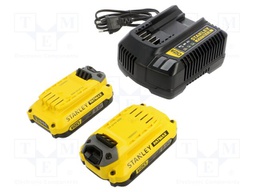 Re-battery: Li-Ion; 18V; 4Ah; Kit: charger; FATMAX V20