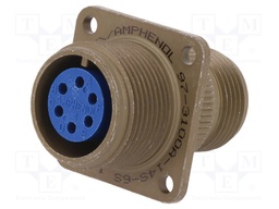 Connector: circular; Series: 97; socket,plug; female; PIN: 6; 13A